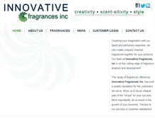 Tablet Screenshot of innovativefragrances.com